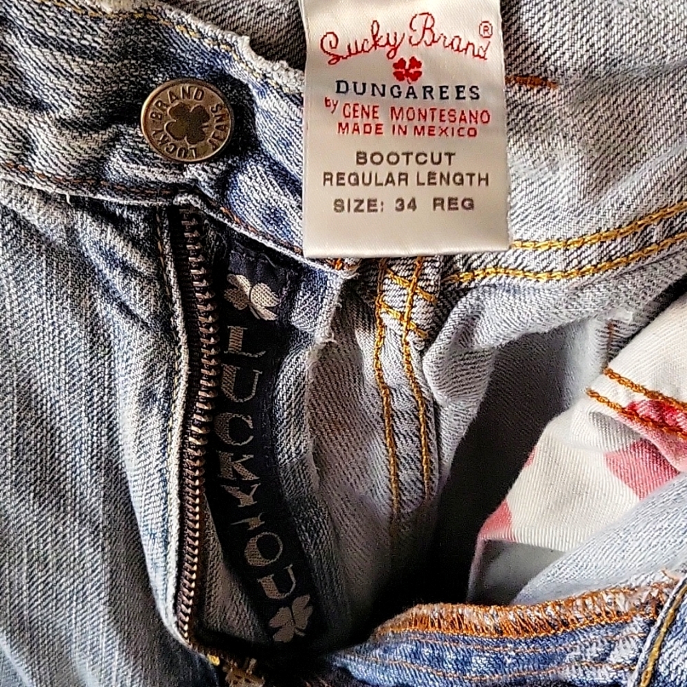 Lucky Brand Dungarees. Size 34 regular